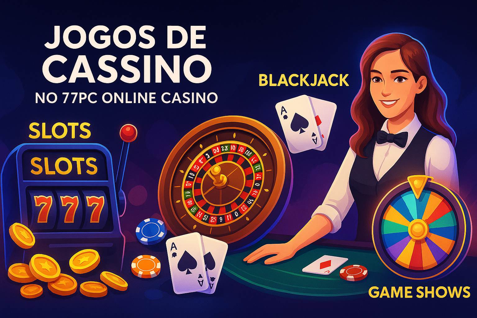 Jogos de cassino online 777PC 