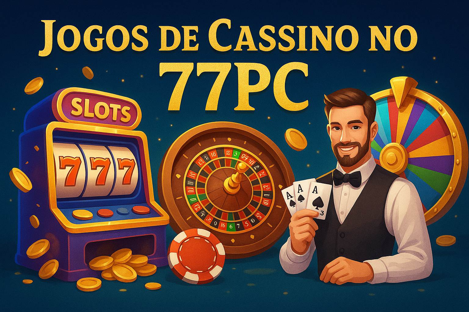 Jogos de cassino online inovadores e emocionantes na 777PC