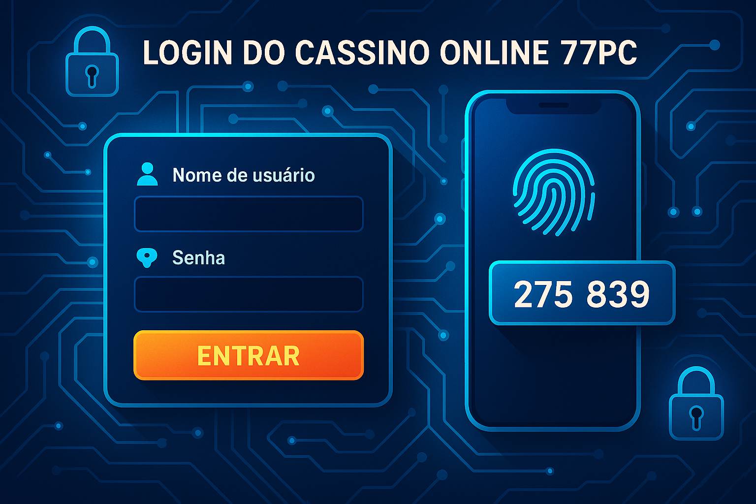 Criar uma nova Conta no plataforma 777PC 